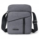 Men's Messenger Bag Oxford Cloth Zipper Solid Color Daily Office & Career Black Blue Grey