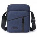 Men's Messenger Bag Oxford Cloth Zipper Solid Color Daily Office & Career Black Blue Grey
