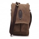 men retro crossbody bag canvas shoulder bag messenger