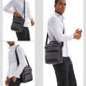 Men's Retro Handbags Crossbody Bag Oxford Cloth Polyester Zipper Solid Color Daily Going out Black Gray Army Green