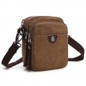 Men's Evening Bag 2022 Canvas Bag Crossbody Bag Canvas Zipper Solid Color Daily Outdoor Black Gray Army Green Khaki