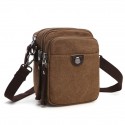 Men's Evening Bag 2022 Canvas Bag Crossbody Bag Canvas Zipper Solid Color Daily Outdoor Black Gray Army Green Khaki