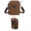 Men's Evening Bag 2022 Canvas Bag Crossbody Bag Canvas Zipper Solid Color Daily Outdoor Black Gray Army Green Khaki