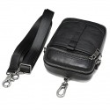 Men's Bum Bag Messenger Bag Sling Bags Fanny Pack Mobile Phone Bag Crossbody Bag Nappa Leather Cowhide Zipper Daily Black