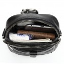 Men's Bum Bag Messenger Bag Sling Bags Fanny Pack Mobile Phone Bag Crossbody Bag Nappa Leather Cowhide Zipper Daily Black