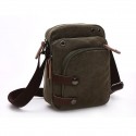 factory direct sales korean canvas bag men's cool one-shoulder messenger bag travel portable small bag