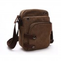 factory direct sales korean canvas bag men's cool one-shoulder messenger bag travel portable small bag