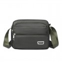 Men's 2022 Messenger Bag Crossbody Bag Zipper Daily Sports Outdoor Green Blue Black Brown