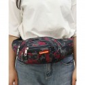Unisex 2022 Bum Bag Messenger Bag Fanny Pack Polyester Zipper Camo / Camouflage Sports Outdoor Green Blue Purple Fuchsia
