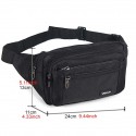Unisex Bum Bag Fanny Pack Oxford Cloth Zipper Plain Daily Outdoor Black Army Green Red