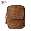retro fashion leather men's pockets outdoor leisure multi-functional men's bags wear belt mobile phone pockets men's bags