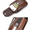 Men's Bum Bag Messenger Bag Fanny Pack Nappa Leather Crossbody Bag Zipper Holiday Outdoor Black Brown