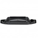 Men's Bum Bag Fanny Pack Wallet Sling Shoulder Bag Sheepskin Zipper Daily Black