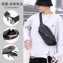 Men's Unisex Fanny Pack Sling Shoulder Bag Oxford Cloth Solid Color Daily Outdoor Amy Green Black Gray Navy Blue