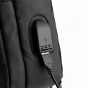Men's Sling Shoulder Bag Nylon Zipper Solid Color Daily Black Gray Army Green Dark Blue