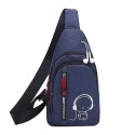 Men's Messenger Bag Sling Shoulder Bag Chest Bag Daily Blue Black Gray Red