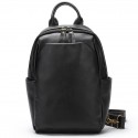 Men's Sling Shoulder Bag Crossbody Bag Nappa Leather Cowhide Zipper Solid Color Daily Black Coffee
