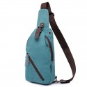 Men's Retro Canvas Bag Sling Shoulder Bag Canvas Zipper Solid Colored Daily Going out Blue Black Gray Army Green