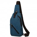 Men's Retro Canvas Bag Sling Shoulder Bag Canvas Zipper Solid Colored Daily Going out Blue Black Gray Army Green