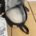 Women's Unisex Sling Shoulder Bag Nylon Synthetic Zipper Solid Color Daily Outdoor White Black Blue Red