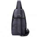 Men's Retro Messenger Bag Messenger Bag Sling Shoulder Bag Nappa Leather Cowhide Zipper Daily Black