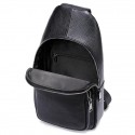 Men's Retro Messenger Bag Messenger Bag Sling Shoulder Bag Nappa Leather Cowhide Zipper Daily Black