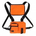 Men's Unisex Sling Shoulder Bag Oxford Cloth Zipper Solid Color Daily Outdoor Black Gray Orange