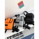 Men's Unisex Sling Shoulder Bag Oxford Cloth Zipper Solid Color Daily Outdoor Black Gray Orange