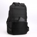 Men's Women's Laptop Bag Backpack Oxford Cloth Zipper Solid Color Daily Going out Black Gray