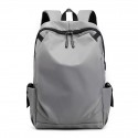 Men's Women's Laptop Bag Backpack Oxford Cloth Zipper Solid Color Daily Going out Black Gray