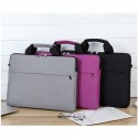 Unisex Waterproof Walking Oxford Cloth Laptop Bag Zipper Solid Color Daily Office & Career Handbags Fuchsia Black Gray