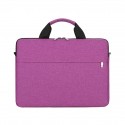 Unisex Waterproof Walking Oxford Cloth Laptop Bag Zipper Solid Color Daily Office & Career Handbags Fuchsia Black Gray