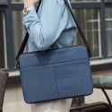 Men's Laptop Bag Oxford Cloth Synthetic Zipper Solid Color Daily Outdoor Black Blue Gray Pink