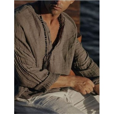 Men's Casual Shirt S...