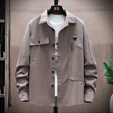 Men's Cargo Shirt Sh...