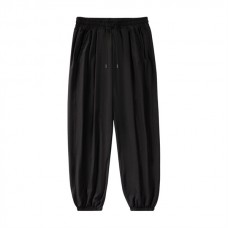 kozsports: Mens Long Pants Summer Ice Silk loose Casual Trousers